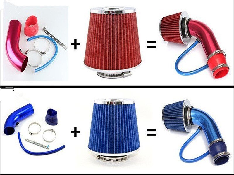 Car Modification Universal Modified Air Intake Set... – Grandado