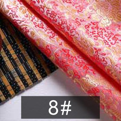 Bruiloft decoratie Wit brokaat stof satijn Jacquard cheongsam stof avondjurk tissue JA27: 8