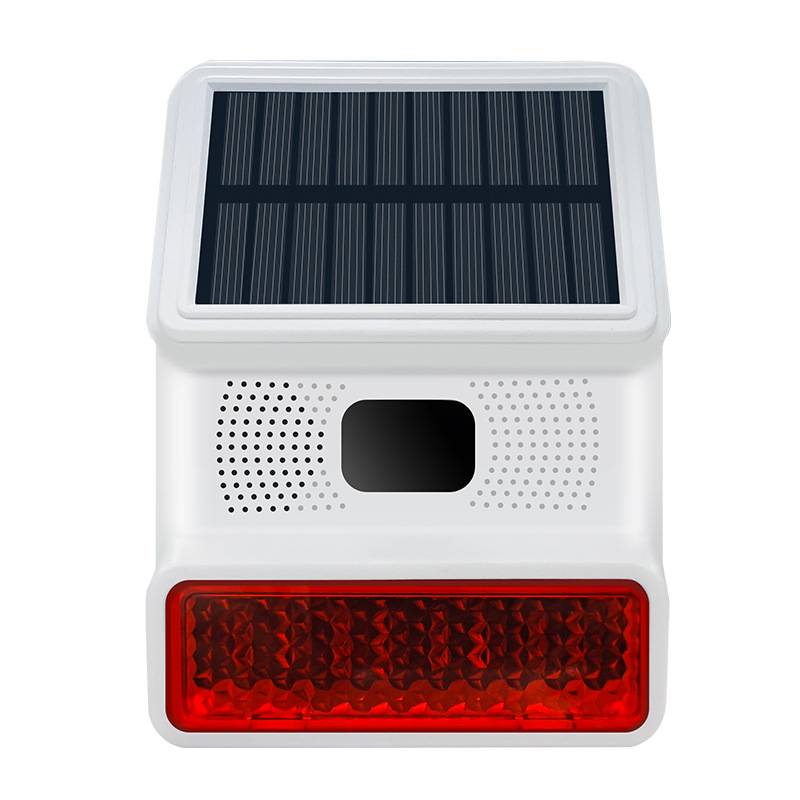 Taiboan 433MHz drahtlose Solar- Strobe Sirene wasserdichte Alarm Horn für Tuya PG103 G30 G50 Heimat Einbrecher Wifi GSM Alarmsystem: Gelb