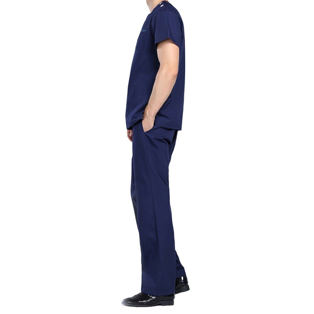 Unisex Laboratorium Kleding Sets Korte Mouwen Schoonheidssalon Scrubs Werkkleding Zomer Grooming Zorgzame Uniform Overalls Kleding