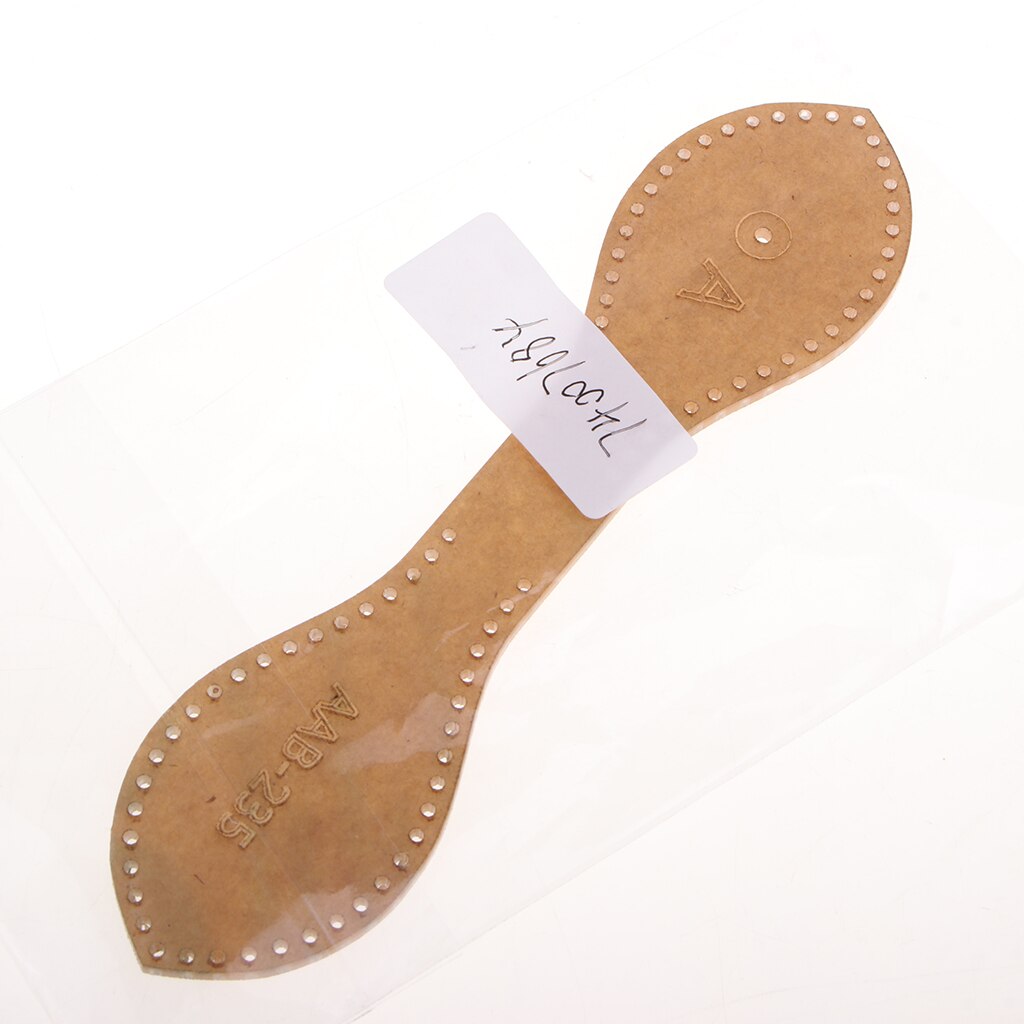 4 Pieces/Set Clear Acrylic Key Chain Pattern Stencil Template Set for Leather Craft Making