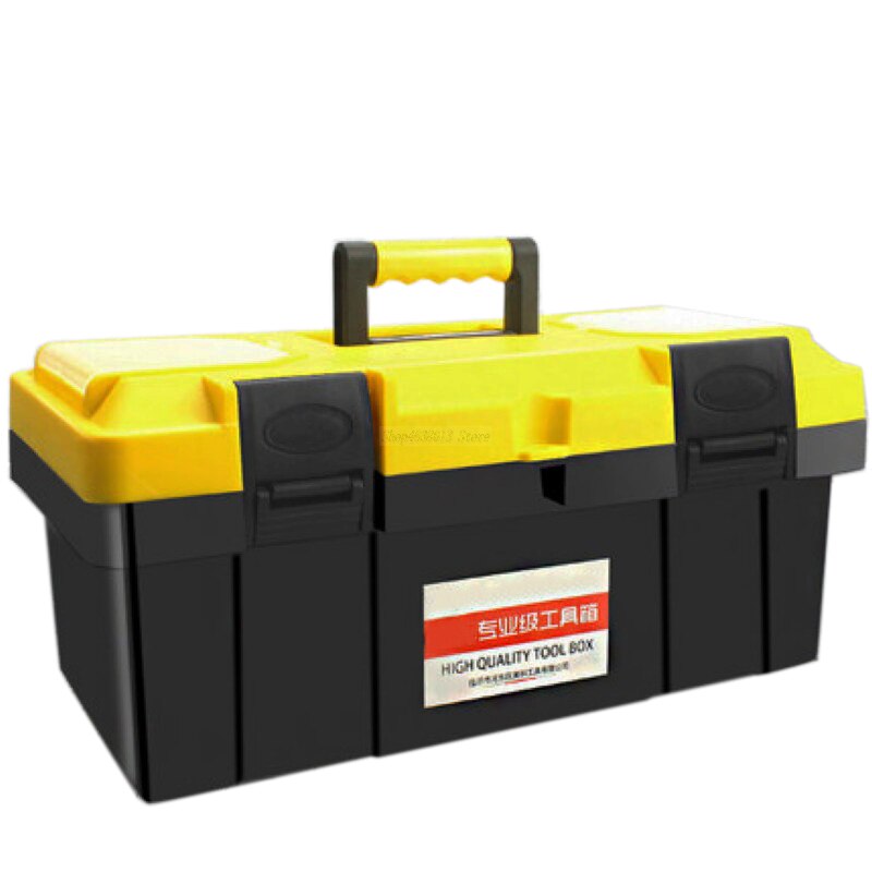 Tool Box Portable Large Storage Tool case Components Woodworker Electrician Box home hardware parts case: 395x205x185mm