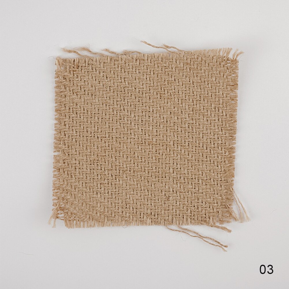Manteles Individuales de tela de arpillera Natural, mantel de mesa de estilo Ins, decoración de tela textil de lino de malla, accesorios de decoración de fotografía de joyería: 03