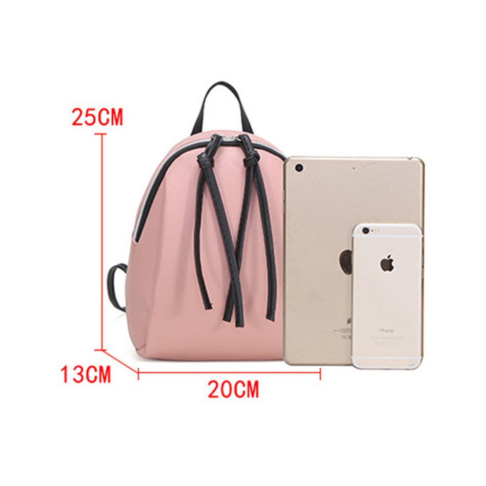 Trend Women's Backpack PU Leather Travel Shoulder Bag Shoulder Bag Girl Multifunctional Small School Backpack For Women