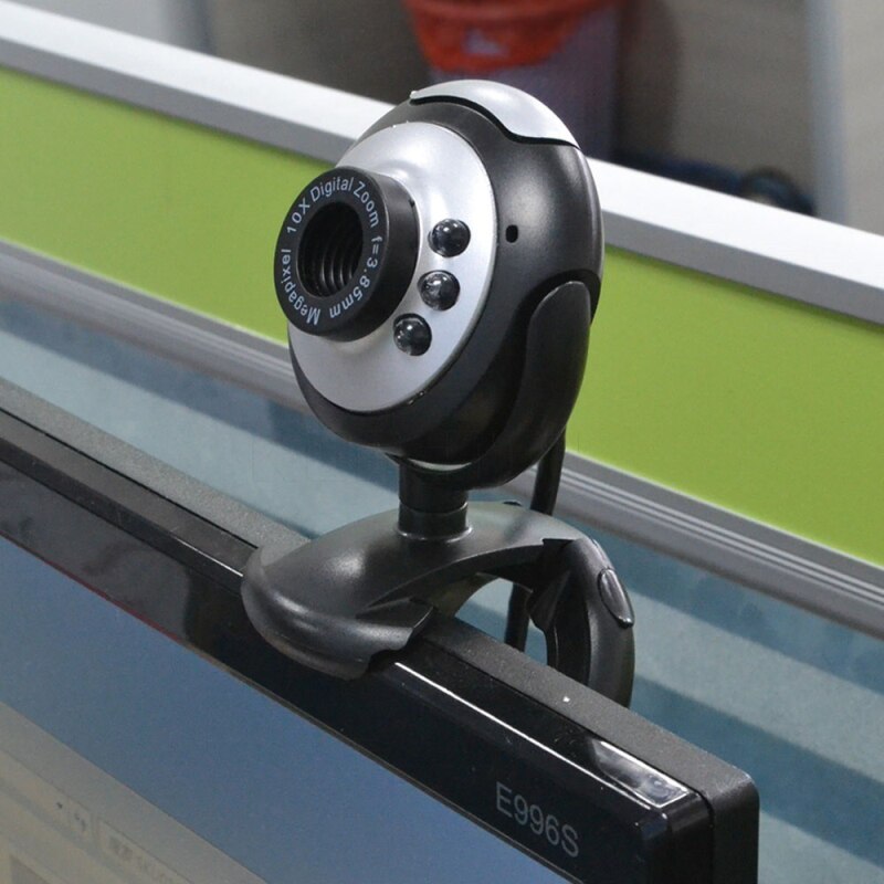 Verbazingwekkende ~ Computer Camera Usb 2.0 50.0M 480P 6 Led Hd Webcam W/Mic Voor Pc Laptop ingebouwde Microfoon