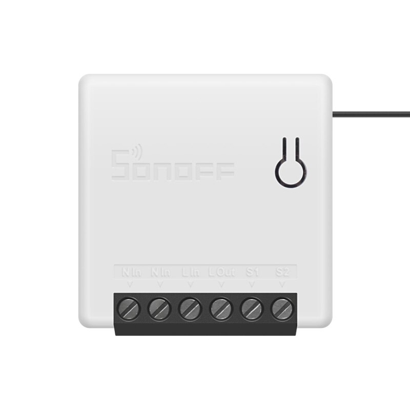 1/20 Pza SONOFF Mini DIY interruptor inteligente de dos vías automatización Control remoto de voz Wifi interruptor módulo de relé trabajo con Alexa Google Home