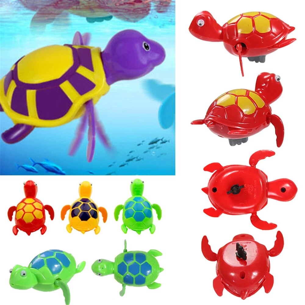 Kid 'S Speelgoed Bad Speelgoed Voor Kinderen Grappig Speelgoed Zwemmen Keten Schildpad Babybadje Speelgoed Pasgeboren Water Speelgoed