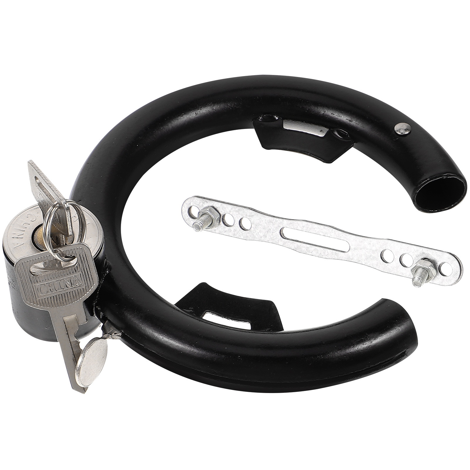 Candado de acero inoxidable para bicicleta, candado para patinete eléctrico, candado para bicicleta, candado redondo multifunción, candado portátil para ciclo, disco de uso diario