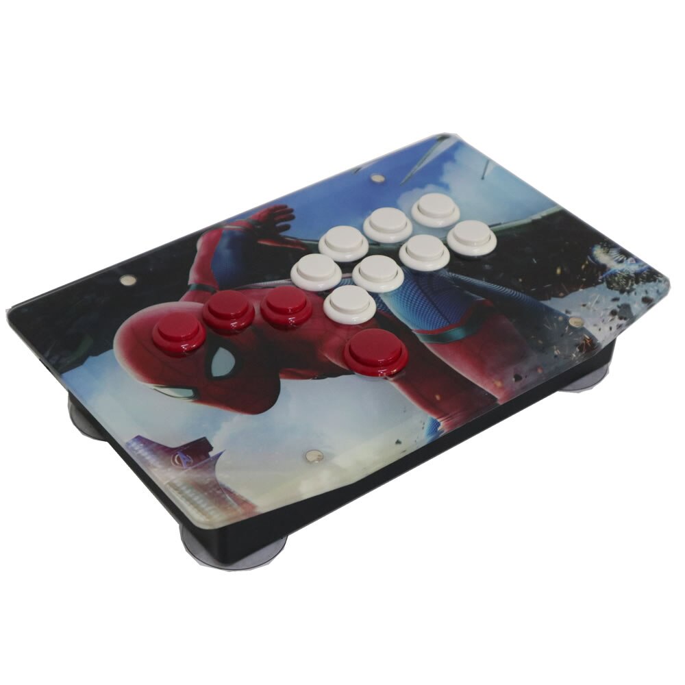 RAC-J500B todos os botões hitbox estilo arcada joystick luta vara controlador de jogo painel de obras de arte para pc usb