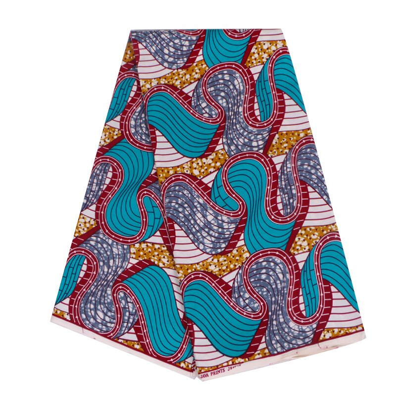 Echte Ankara Real Garantie Real Wax 6Yards Print Afrikaanse Stof