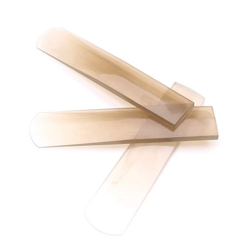 10 stuks altsaxofoon rieten transparant witte hars rieten voor altsaxofoon sterkte klarinet rieten onderdeel accessoire