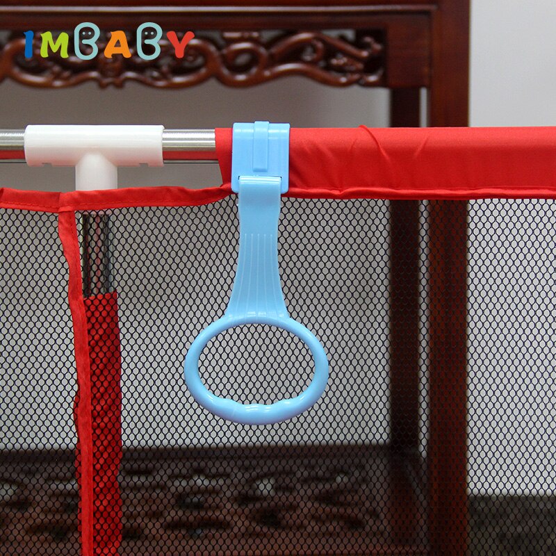 Imbaby 4 stk trækring til kravlegård baby krybbekroge generel brug kroge sengeringe hængering hjælpe babystativ kravlegårdstilbehør