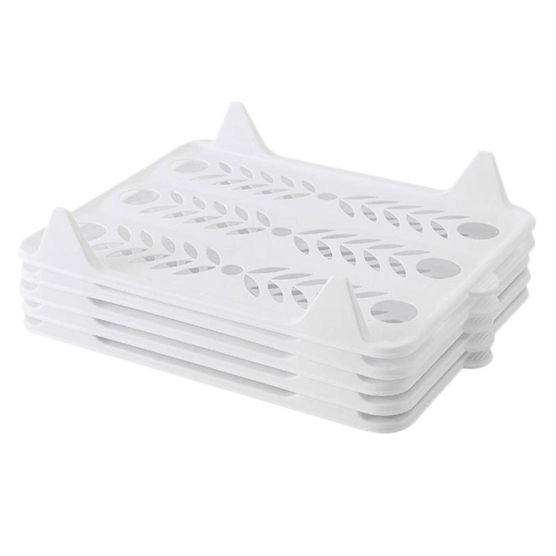 5pcs Fast Clothes Folding Boar Lazy Folding Clothes Organize T Shirt Folder Board Clothing Dividers Stackable Folding Board: 37.5x29cm / White