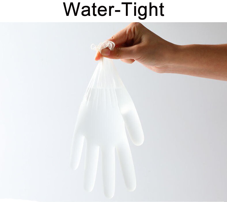 100 stuks wegwerphandschoenen vinyl handschoenen pvc schoonheidssalon beschermende handschoenen wimperverlengingstool