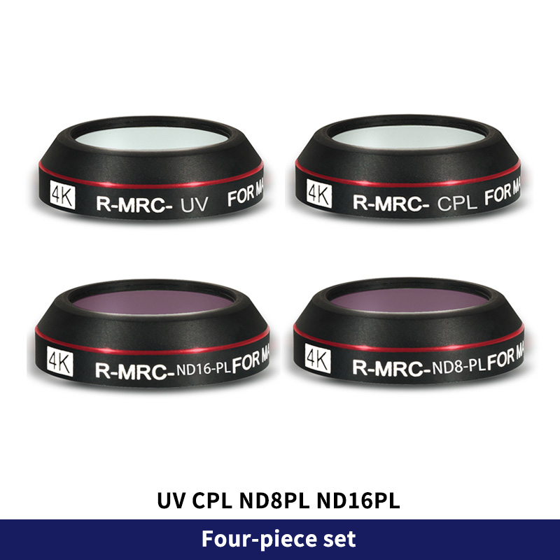 Lens Filter For SJCAM C300 Sports Camera Lens UV/CPL/NDPL Filter Optical Glass Protective Cover Filter Set Accessories: Grad Green