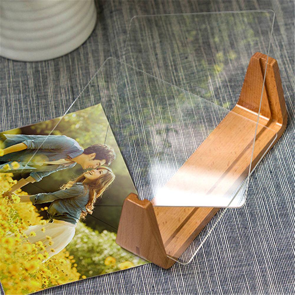Solid Wooden Photo Frame Display Innovative Acryli... – Grandado