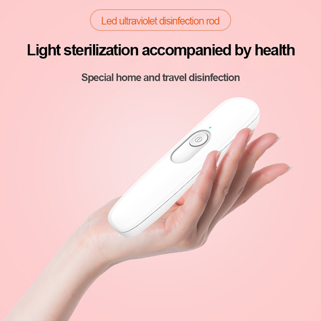 Handheld Uvc Lamp Sterilizer Handheld Mini Uvc Germicidal Lamp Disinfection Uv Sterilizer Wand Safe Tool Bactericidal Lamp*3