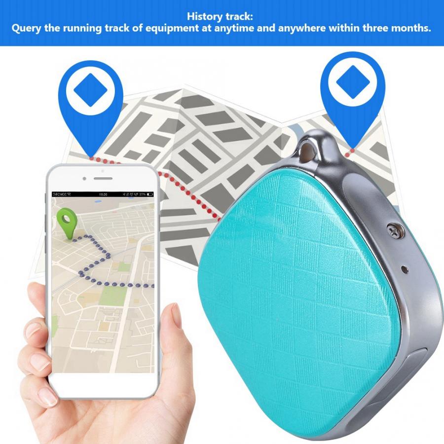 A9 Necklace GPS GSM LBS WiFi Real Time Tracking Geo Emergen Locator