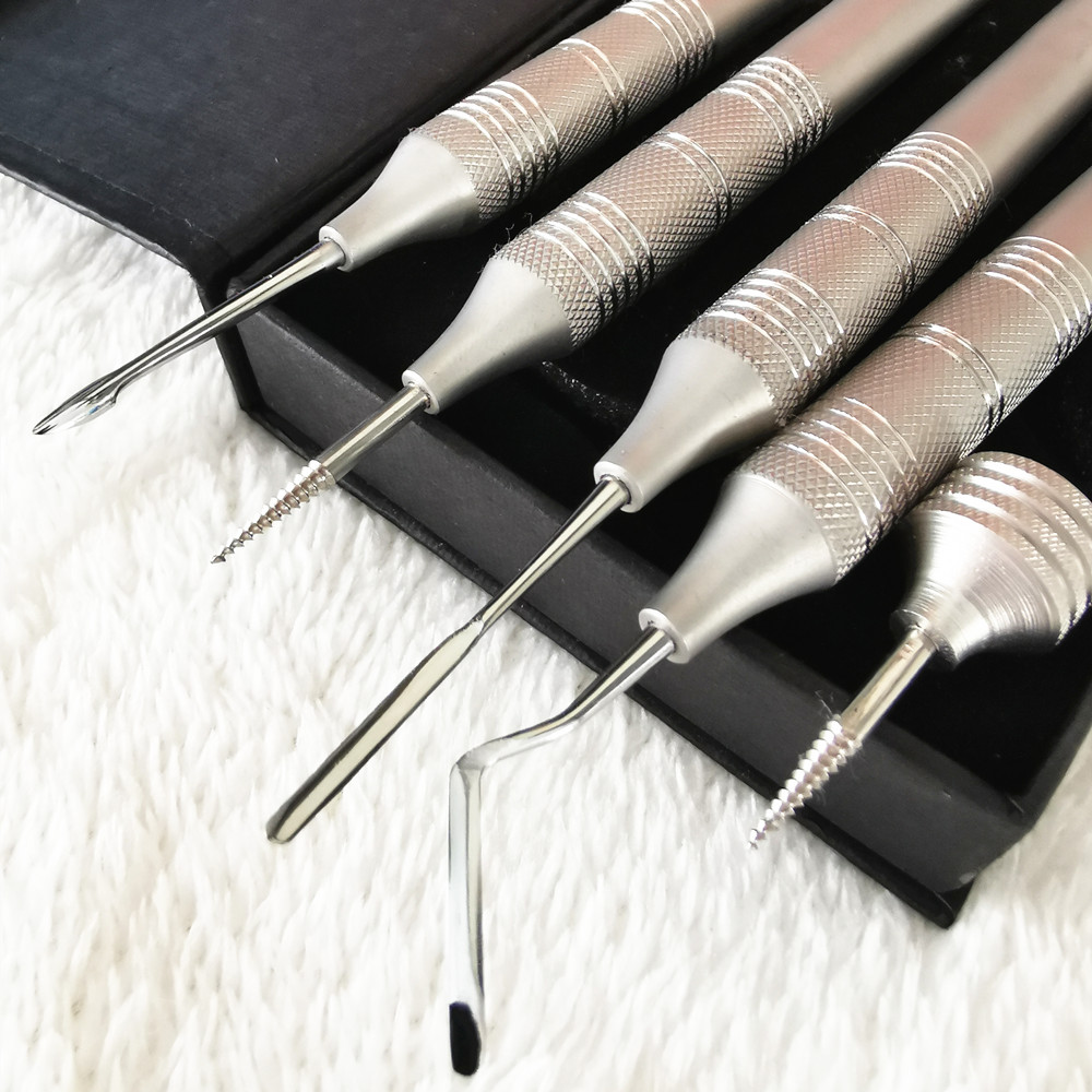 Periotomos de extracción atraumática, instrumentos de implante Dental, 5 piezas