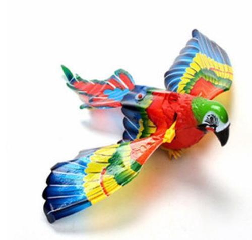 Novelty Flash Simulation Electric Flying Eagle Bird Rotate Interactive Toys Children Kids: Parrot