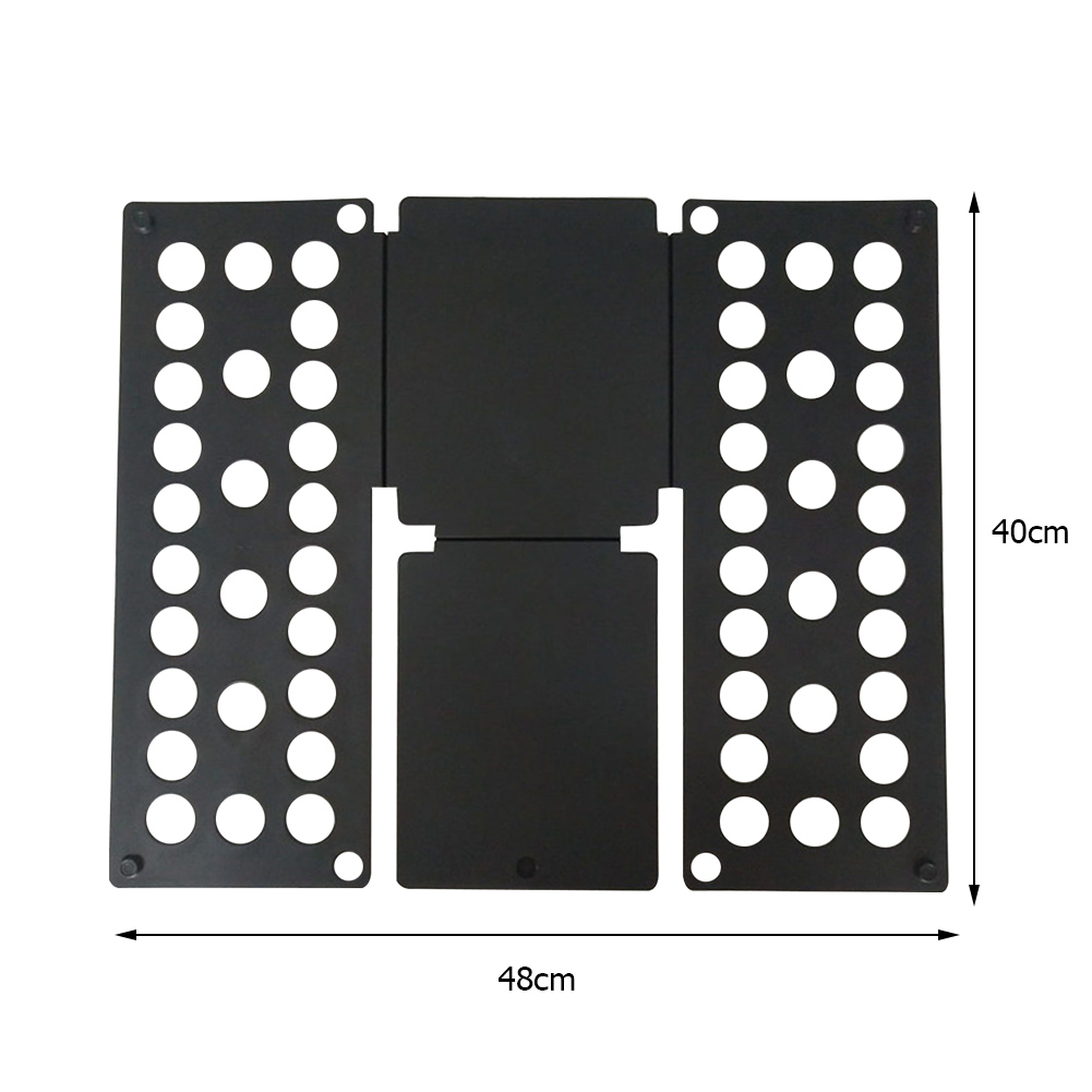 Tablero plegable para ropa, doblador de ropa para adultos/niños, doblador de plástico práctico, separa todas las tallas, dobla rápidamente la ropa, camisetas: Blanco
