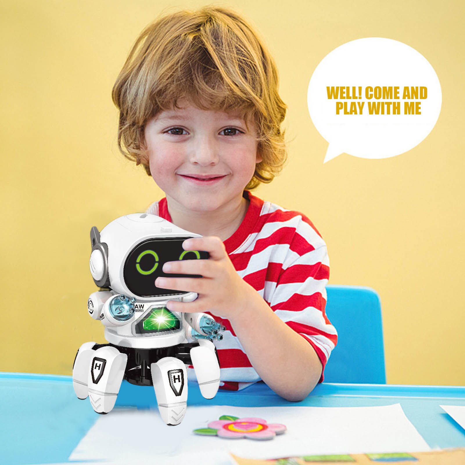 Dance Voice Smart Robots Command Languages Versions Touch Control Toys Interactive Robot Cute Toy for Kids