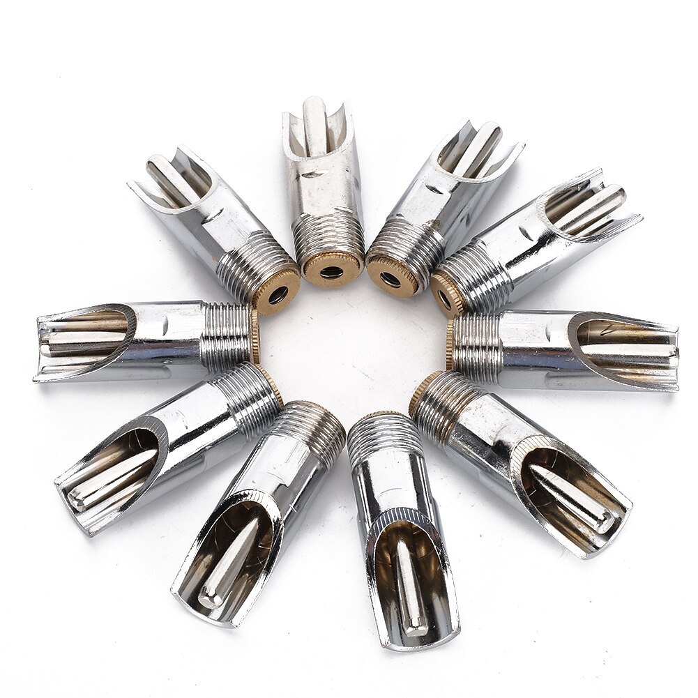 10PCS Metal Duck-Mouth Style Pig Waterer Pig Drinker Livestock Farm Accessories Supplies
