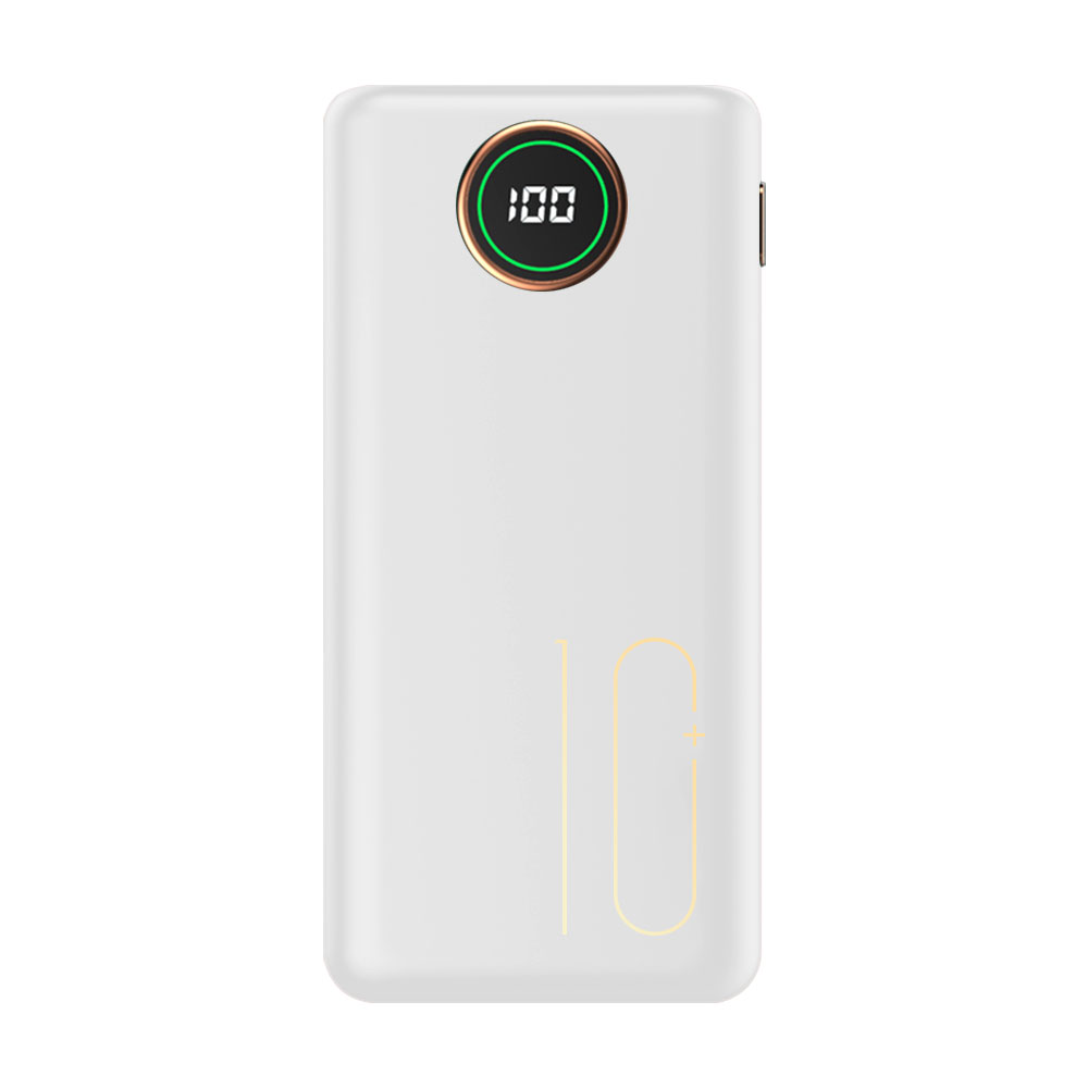 Power Bank 10000mAh 20000mAh QC3.0 4.0 20W PD Quick Charge Portable Battery Charger PoverBank With LED Display For iPhone Xiaomi: white / 20000mah