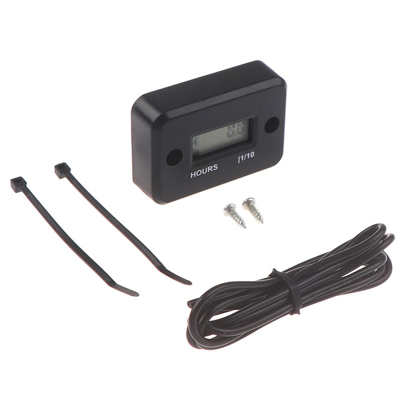 Motorsykkeldatamaskin timeteller med batteritimer med induktiv protabbler digital meter vanntett timer akkumulator vannscooter