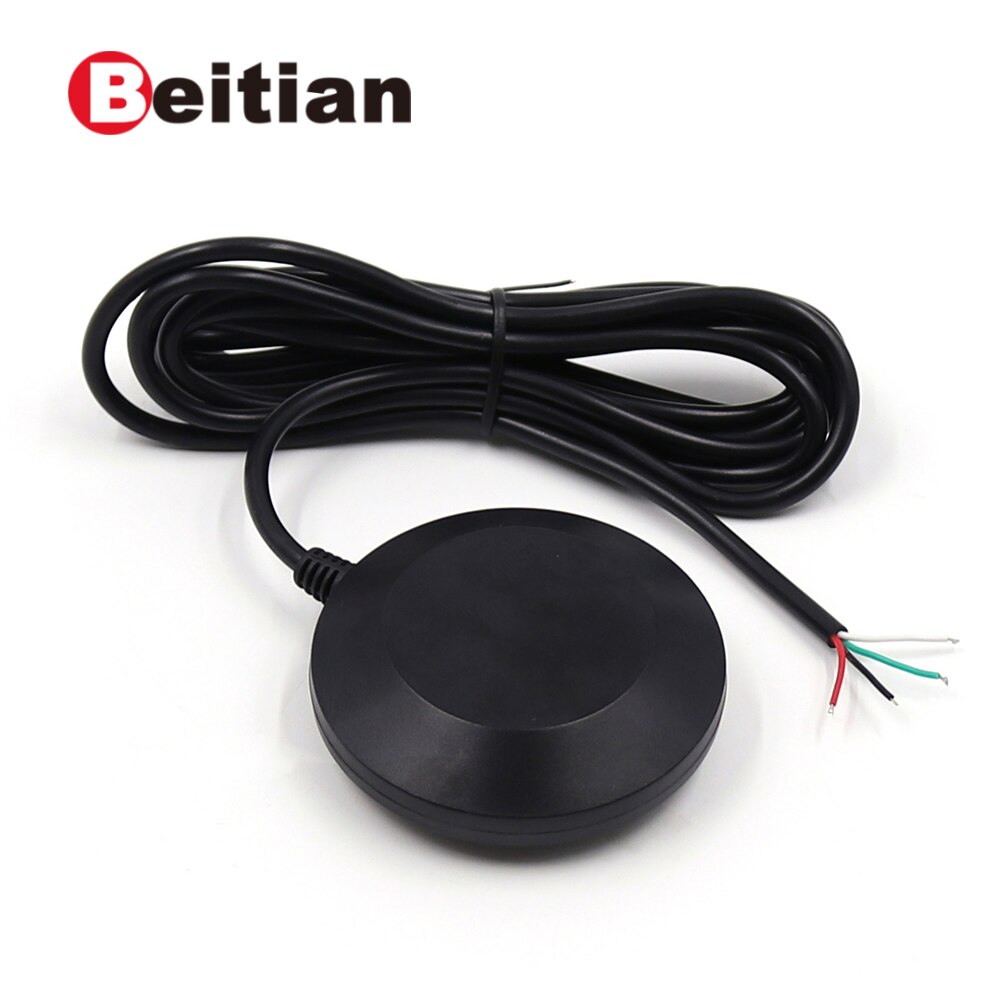 BEITIAN GNSS GLONASS GPS receiver 4 Cable:Red VCC, Green RX, White TX, Black GND, waterproof, BN-80N