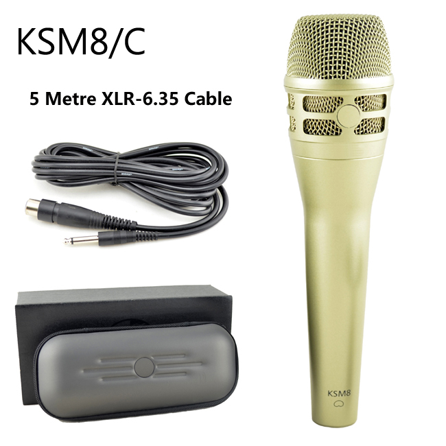 KSM8/N ,KSM8 wired vocals microphone KSM8/B wired dynamic cardioid vocal microphone: Brown