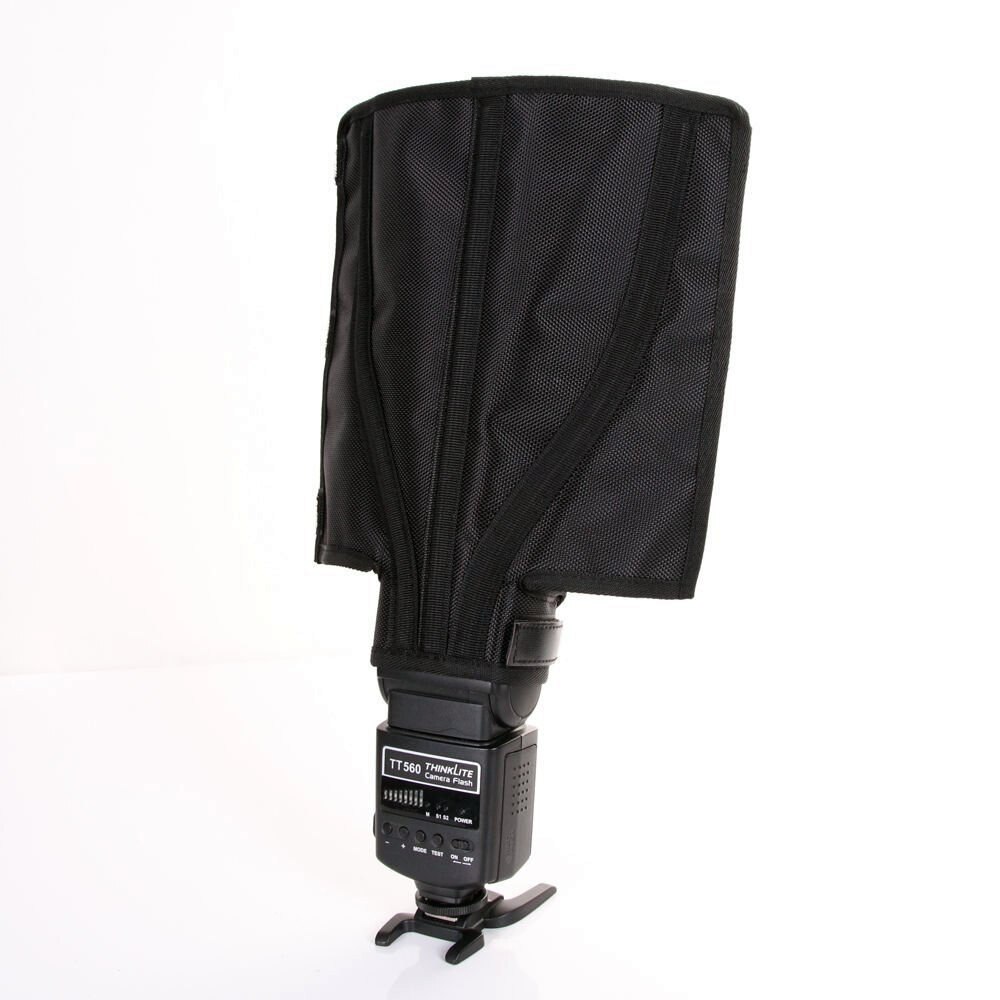 Portable folding Spotlighting Cloth Flash Diffuser Bender Light Beam Snoot Softbox for Canon Nikon Sony Viltrox Godox Yongnuo