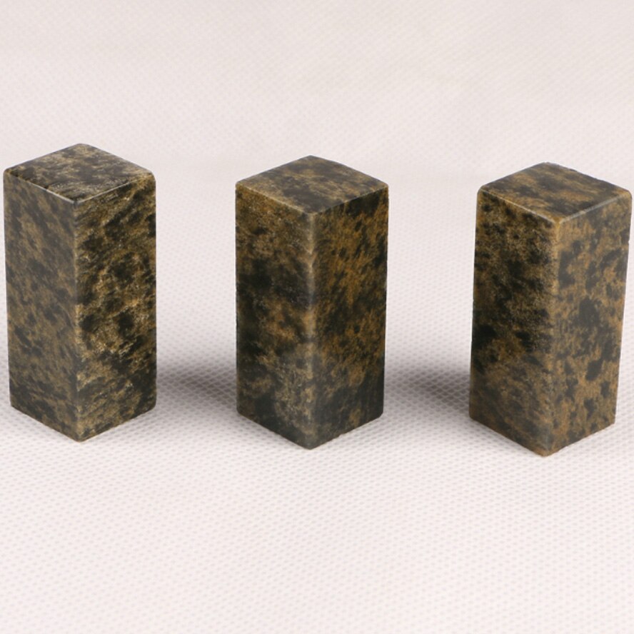 5 pièces timbre chinois sceau pierres vierge Art Signet pour la pratique peinture calligraphie Art fournitures