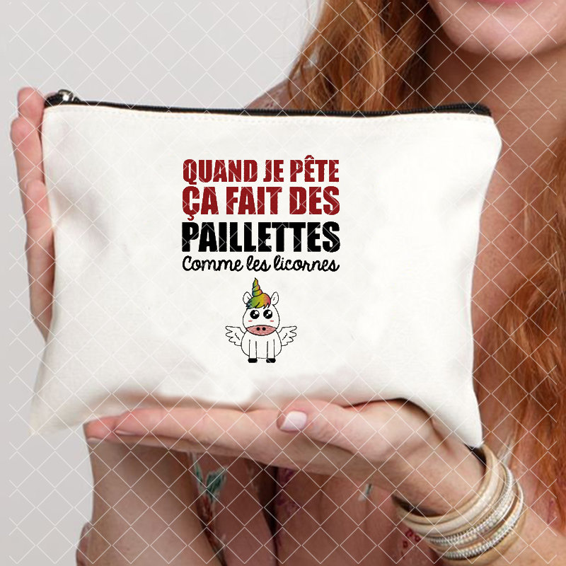 Merci Maitresse imprimer femmes Neceser sac de maquillage pochette organisateur de voyage fête des enseignants de remise des diplômes sac cosmétique Super Atsem: Lavande