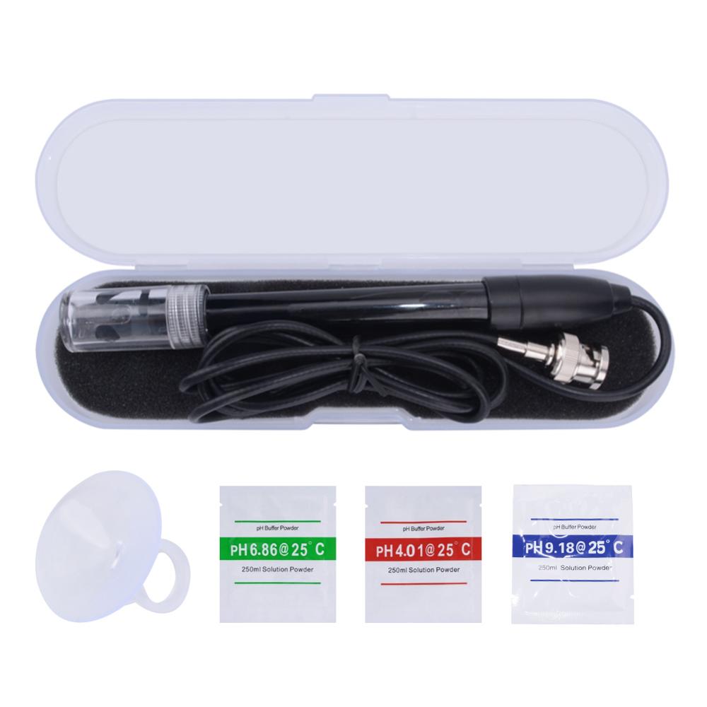 Yieryi-capteur d'électrode de PH, connecteur BNC, sonde, piscine, usine, expérience, laboratoire, électrode Composite PH, Type stylo: blackandthree powder