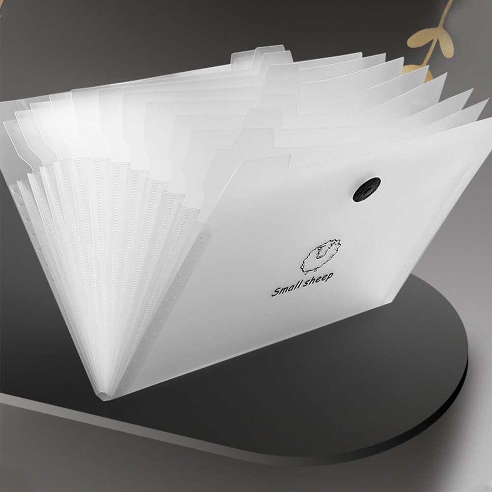A4 Expanding File Folder Invoice Anti Lost Stationery Travel School Multifunction Letter Portable Desk Organizer Document Holder