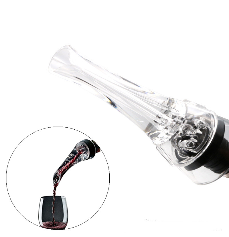 Aérateur et verseur de vin, verseur d'aération Premium, bouchon de carafe de vin rouge, bouchon de bec, distributeur de bouche de bouteille, bec de carafe