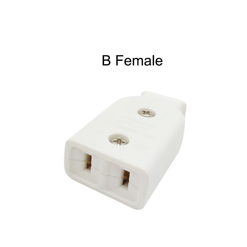Japanese plug Butt Electrical Plug Socket Power Connector Cable Cord Female Male Converter Adaptor 15A 125V Pure cupper plug: B Female