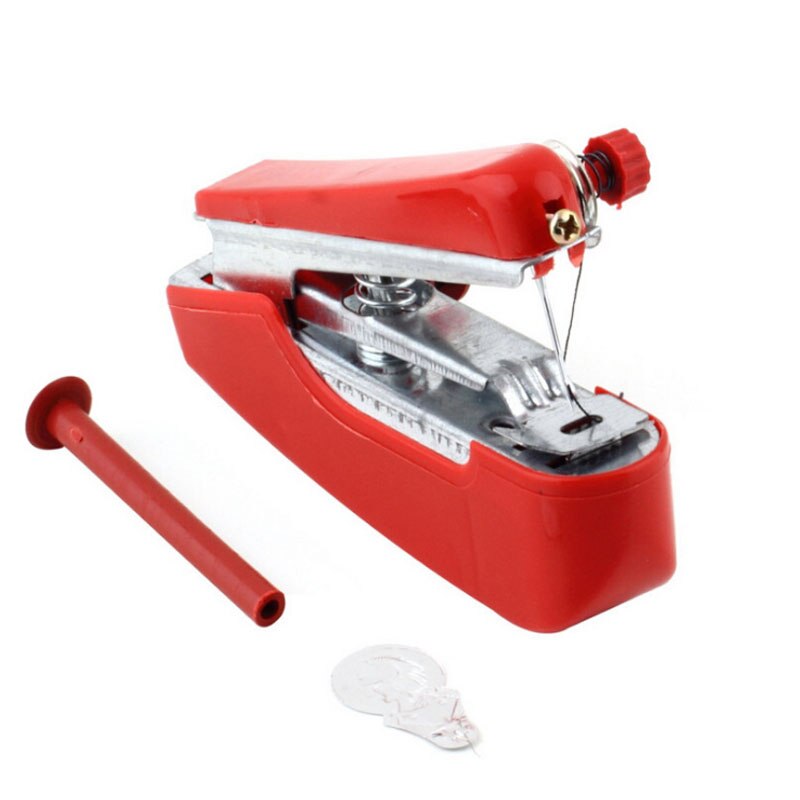 Portable Mini Manual Sewing Machine Handheld Garment Fabric Sew Machine Use And Convenient Sewing Tools For Needlework Operation