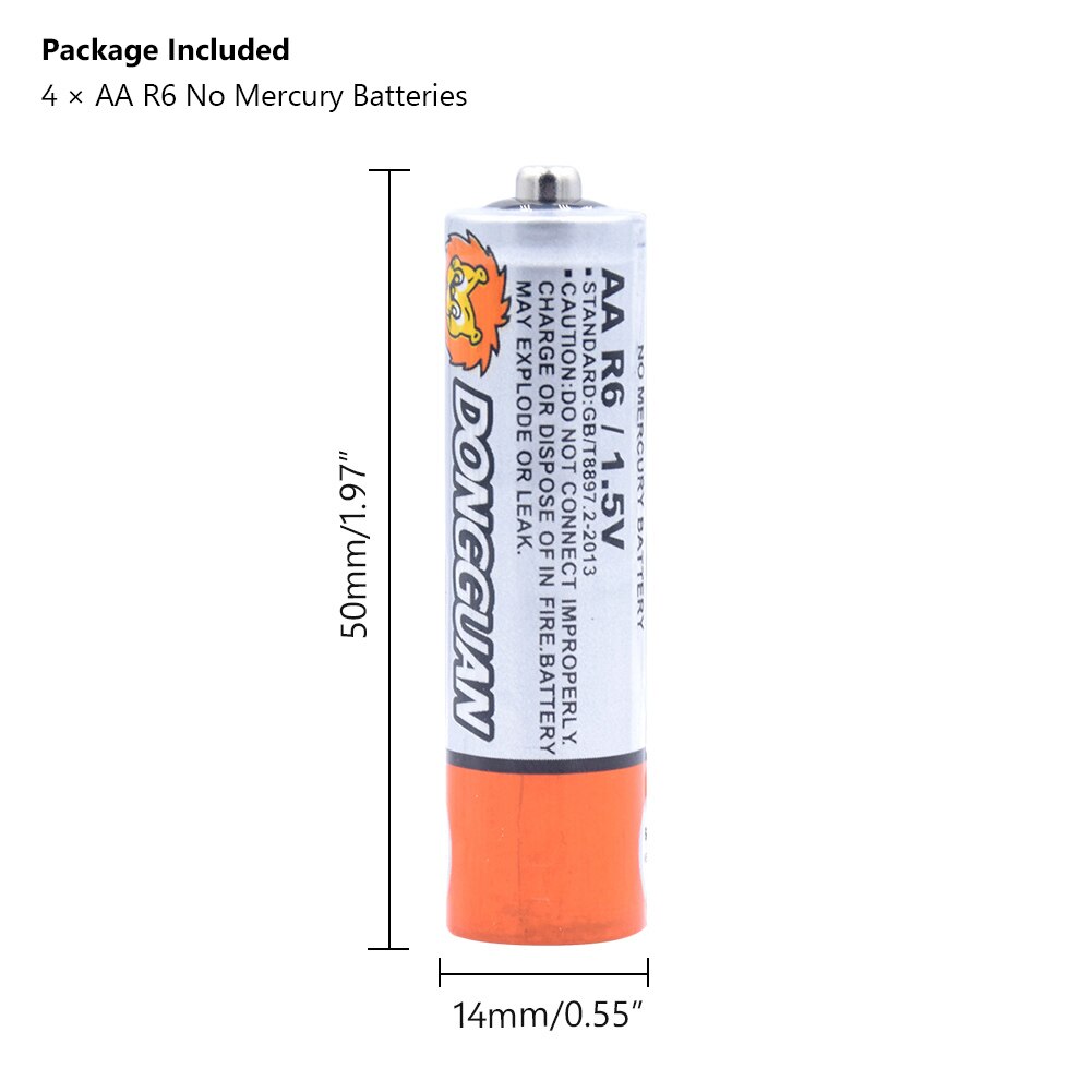 AA BATTERY LR6 HR6 UM3 MN1500 15A MN1500 15A 1.5V CARBON DRY BATTERIES 4PCS/LOT FOR MICROPHONE RADIO SHAVER