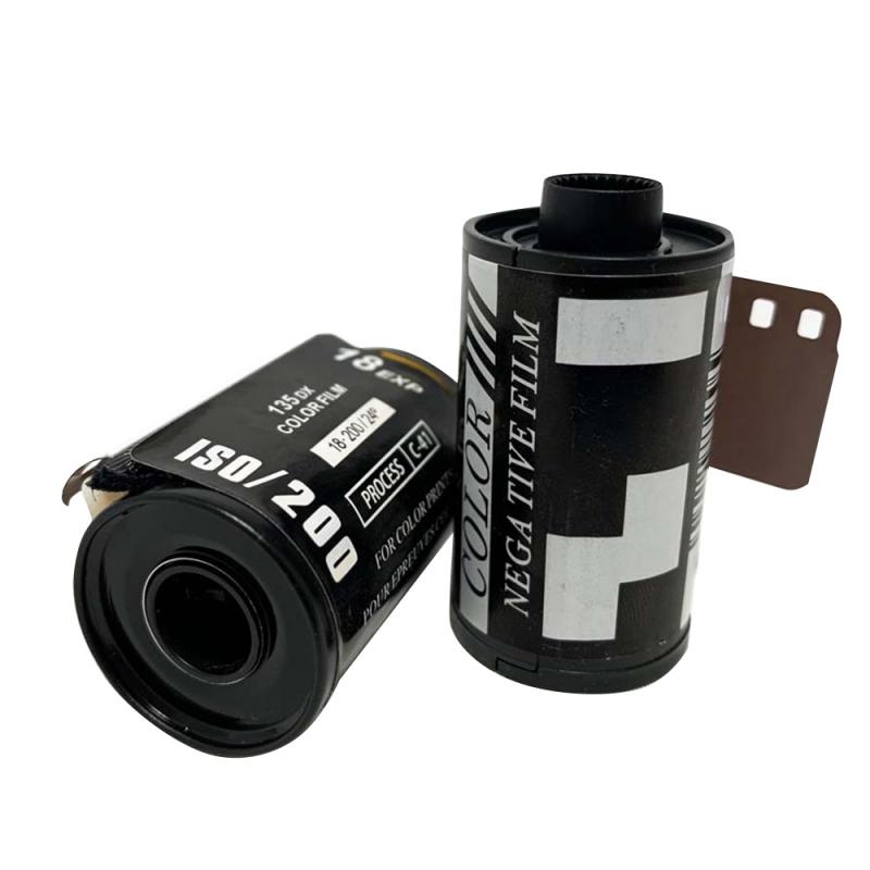 Lomo-Película de cámara portátil de 35mm, Mini película de 200 sensibilidad, 18 películas para principiantes, 30g, para cámara impermeable de 135 formato