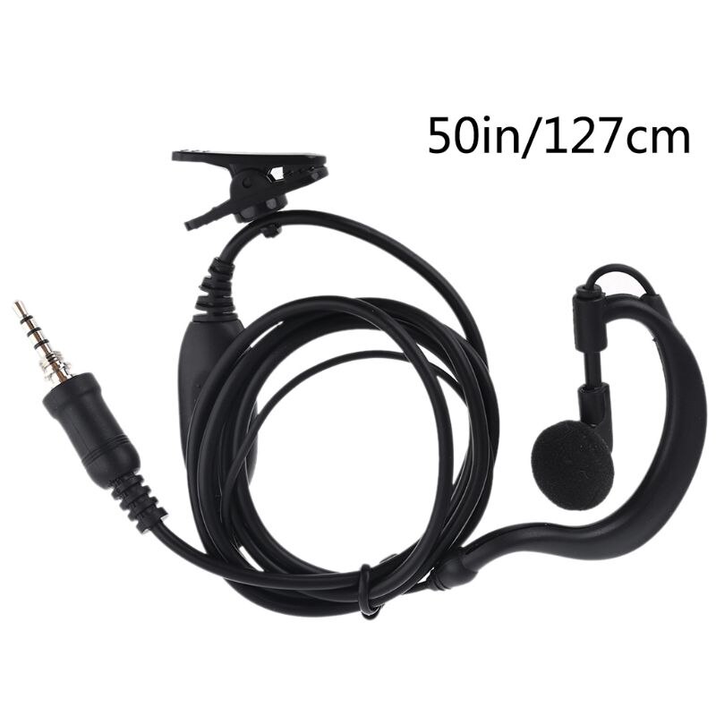 1Stift Hörer Headset mit PPT Mic für Yaesu Scheitel VX-6R VS-7R VX6R VX7R FT-270