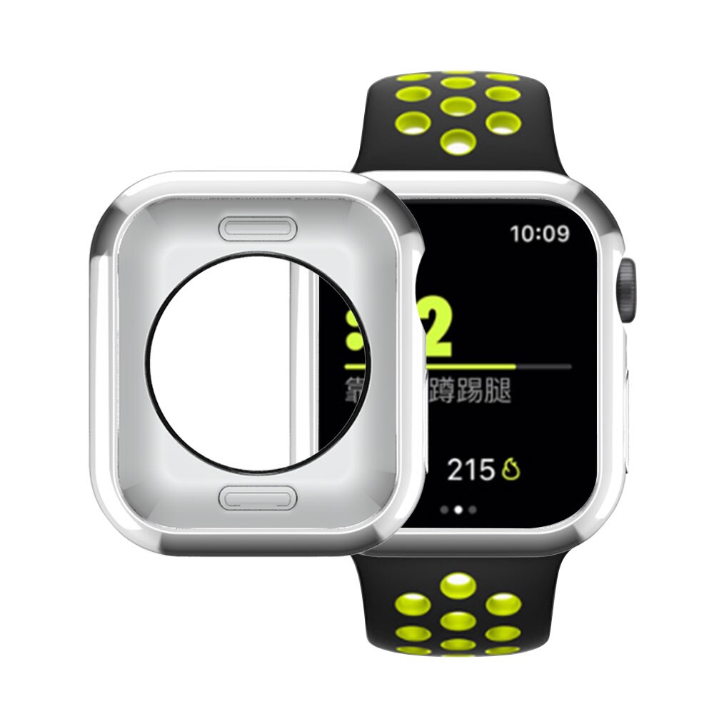 Coque fine en Silicone pour Apple Watch, protecteur d'écran, pour Apple Watch série 6 5 4 3 2 1, 42mm 38m 40mm 44mm, pour iWatch se/6