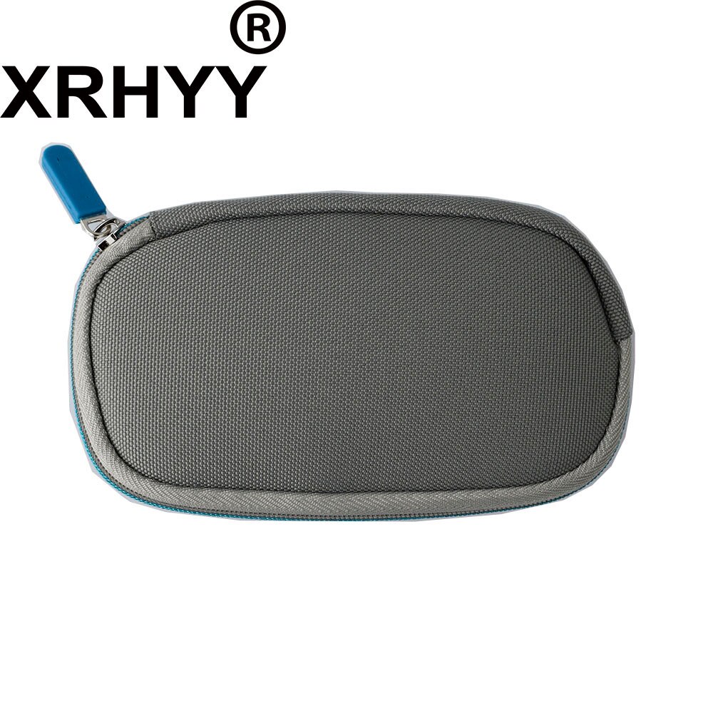 Xrhyy Rits Opslag Travel Carry Case Cover Bag Pouch Voor Bose QC20 QC20i Quietcomfort 20 Hoofdtelefoon-Grijs