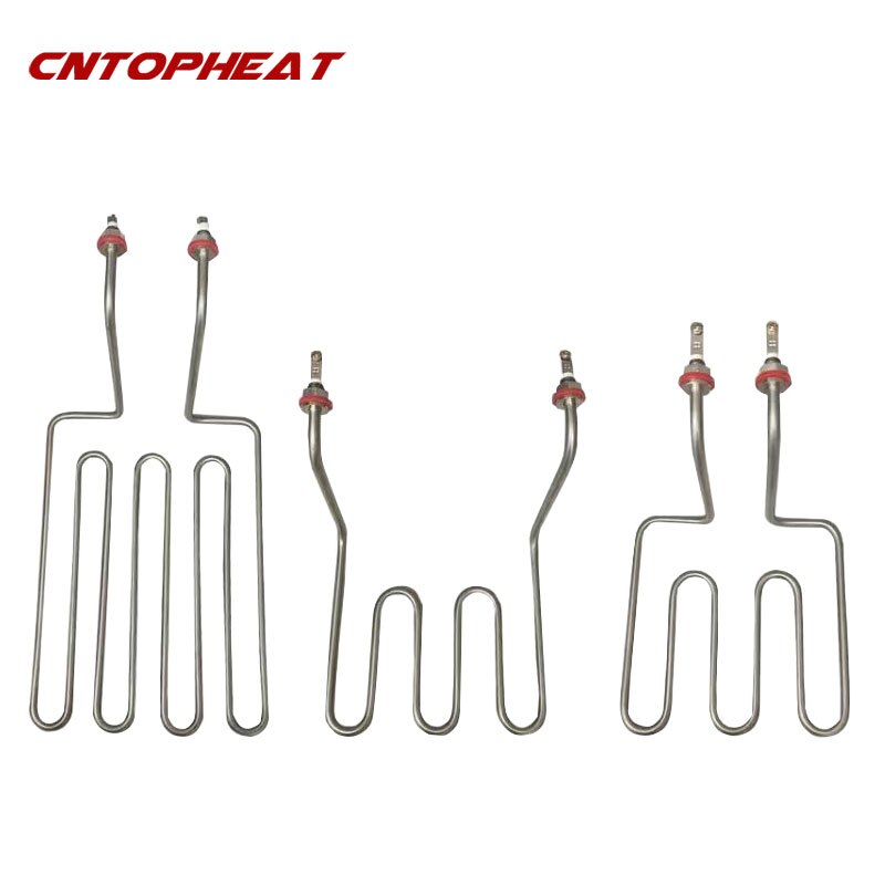 SUS304 220v Deep Fryer Heating Element Electric Water Immersion Heater Tubular Oil Boiling Heater for Chips/Chicken 2.5kw/4.5kw