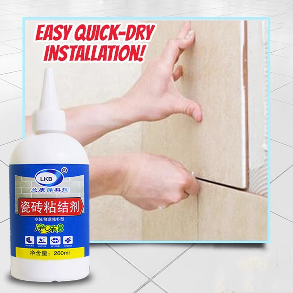 Easy Bonded Heavy Duty Tile Glue Tile Loose Repair Adhesive Glue Repair Adhesive renovations For Home Supplies #41
