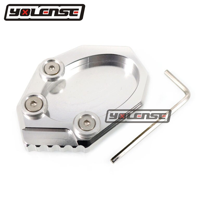 Voor KAWASAKI Versys 650 Versys650 KLX250 KLX 250 Motorfiets Kickstand Voet Side Stand Extension Ondersteuning Plaat Pad