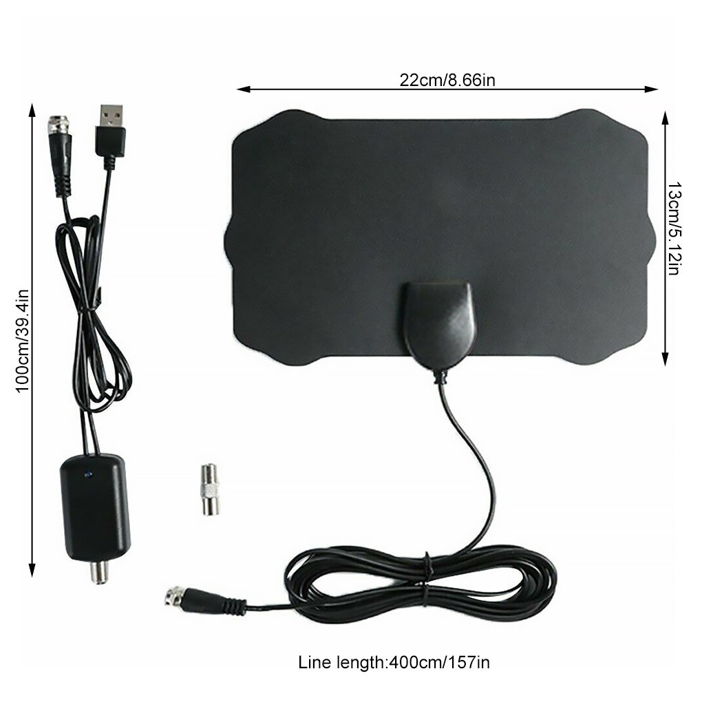 Antenne Versterker 5000 Mijl Bereik Hd 4K Tv Antenne 1080P Digitale Tv Stick Digitale Indoor Hdtv Signaal Ontvanger versterker