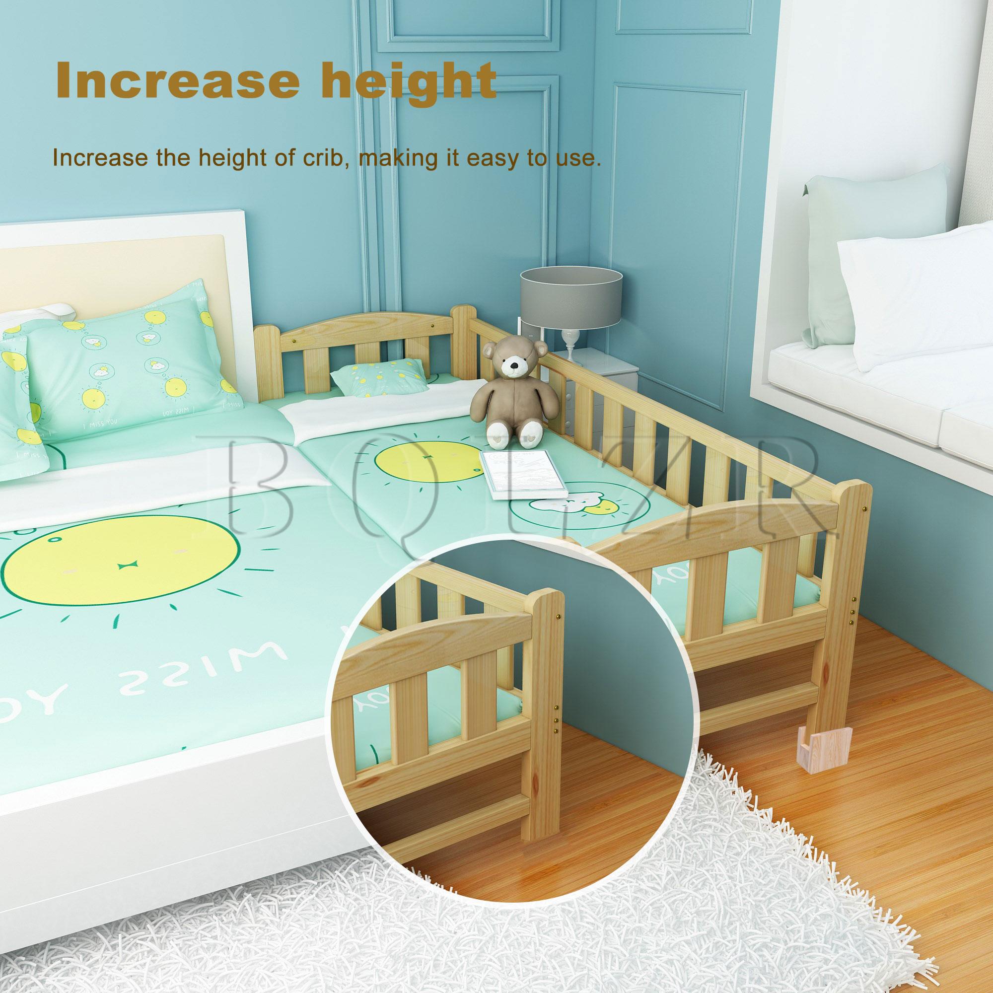 BQLZR Wood Cube Furniture Storage Riser Bed Lifters 4cm Groove 5cm Lift Height