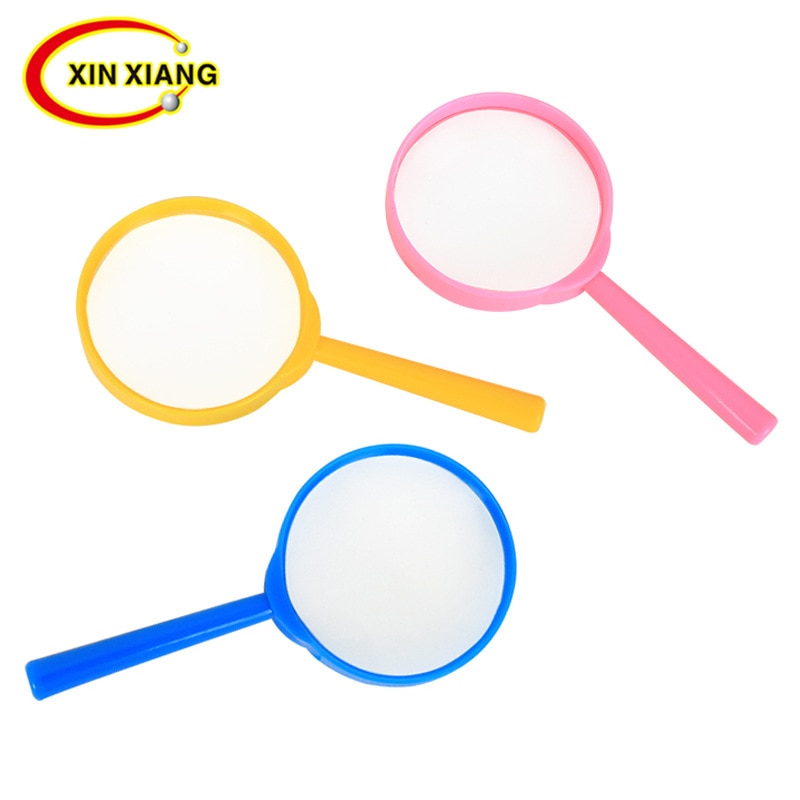 Loupe en plastique pour enfants, Mini Loupe portative 3X pour écoliers de la maternelle